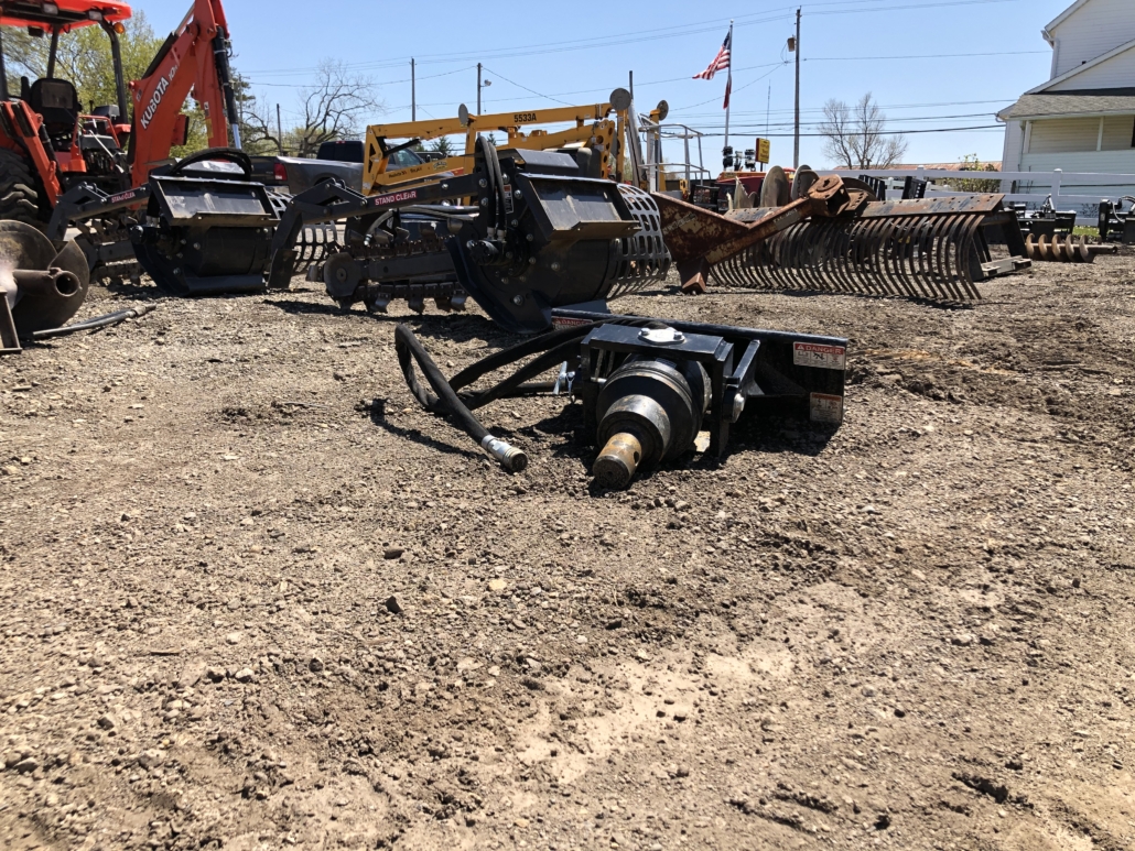 Walk Behind Loader Attachment Post Hole Digger Copley Tool Rental